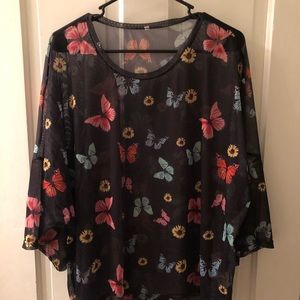 Mesh Butterfly tshirt
